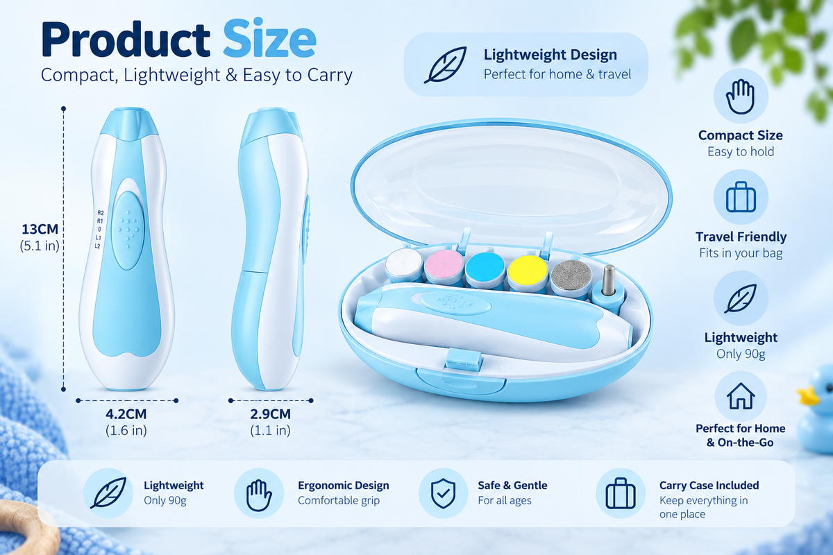 Aishly™ Electric Baby Nail Trimmer
